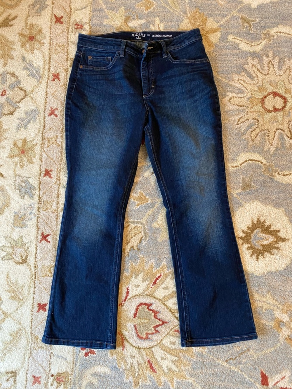 Riders by Lee Women's Deep Indigo Midrise Bootcut Jeans